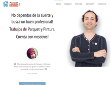 Tablet Screenshot of parquetypinturadc.com